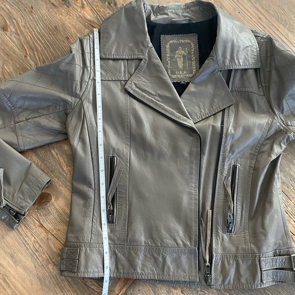 MY TRIBE Leather Jacket - Picture 7 of 14